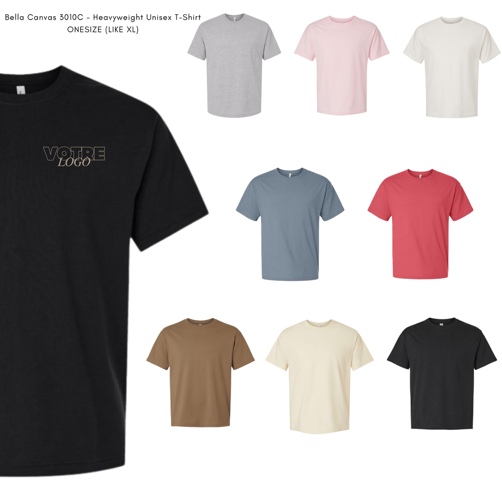 LES PETITES BUMS LOGO - HEAVYWEIGHT UNISEX T-SHIRT
