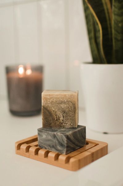 PORTE-SAVON EN BAMBOU